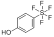 4-(PENTAFLUOROSULFANYL)PHENOL Structure