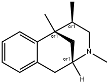 2,6-Methano-3-benzazocine,1,2,3,4,5,6-hexahydro-3,5,6-trimethyl-,(2alpha,5alpha,6alpha)-(9CI) 구조식 이미지