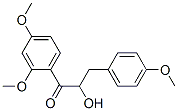 1-(2,4-Dimethoxyphenyl)-2-hydroxy-3-(4-methoxyphenyl)-1-propanone Structure