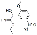 Benzeneethanimidic  acid,  -alpha--hydroxy-2-methoxy-5-nitro-,  ethyl  ester  (9CI) Structure