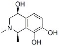 4,7,8-이소퀴놀린트리올,1,2,3,4-테트라히드로-1,2-디메틸-,시스-(9CI) 구조식 이미지