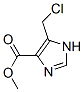 1H-Imidazole-4-carboxylic  acid,  5-(chloromethyl)-,  methyl  ester Structure