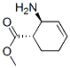 3-Cyclohexene-1-carboxylicacid,2-amino-,methylester,(1S-trans)-(9CI) Structure