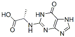 Alanine,  N-(6,7-dihydro-6-oxo-1H-purin-2-yl)-  (9CI) Structure