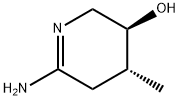 3-Pyridinol,6-amino-2,3,4,5-tetrahydro-4-methyl-,(3S-trans)-(9CI) 구조식 이미지