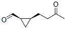 시클로프로판카르복스알데히드,2-(3-옥소부틸)-,(1R,2S)-(9CI) 구조식 이미지