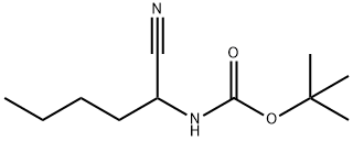 Carbamic acid, (1-cyanopentyl)-, 1,1-dimethylethyl ester (9CI) Structure