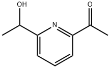 Ethanone, 1-[6-(1-hydroxyethyl)-2-pyridinyl]- (9CI) Structure