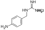 1-(4-AMINOBENZYL)GUANIDINE HYDROCHLORIDE Structure