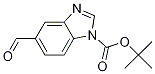 1H-BenziMidazole-1-carboxylicacid,5-forMyl-,1,1-diMethylethylester 구조식 이미지