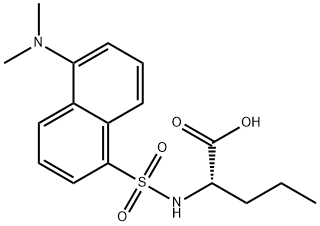 DANSYL-DL-NORVALINE PIPERIDINIUM SALT 구조식 이미지