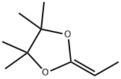 1,3-디옥솔란,2-에틸리덴-4,4,5,5-테트라메틸- 구조식 이미지