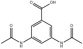 3,5-bis(acetylamino)benzoic acid Structure