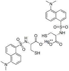 S-mercuric-N-dansylcysteine Structure