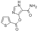 5-(Aminocarbonyl)-1H-imidazol-4-yl 2-thiophenecarboxylate Structure
