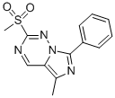 5-Methyl-2-(methylsulfonyl)-7-phenylimidazo[5,1-f][1,2,4]triazine 구조식 이미지