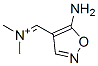 Methanaminium, N-[(5-amino-4-isoxazolyl)methylene]-N-methyl- (9CI) Structure
