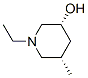 3-Piperidinol,1-ethyl-5-methyl-,cis-(9CI) Structure