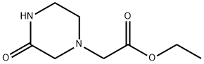 에틸2-(3-옥소피페라진-1-일)아세테이트 구조식 이미지