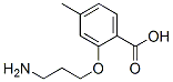 Benzoic acid, 2-(3-aminopropoxy)-4-methyl- (9CI) Structure