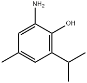 Phenol, 2-amino-4-methyl-6-(1-methylethyl)- (9CI) Structure