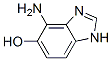 1H-벤즈이미다졸-5-올,4-아미노-(9CI) 구조식 이미지