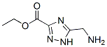 1H-1,2,4-Triazole-3-carboxylicacid,5-(aminomethyl)-,ethylester(9CI) 구조식 이미지