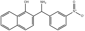 2-[AMINO-(3-NITRO-PHENYL)-METHYL]-NAPHTHALEN-1-OL Structure