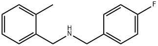 N-(4-Fluorobenzyl)-2-MethylbenzylaMine, 97% 구조식 이미지