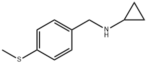 N-(4-(METHYLTHIO)BENZYL)CYCLOPROPANAMINE Structure