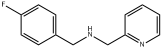 (4-FLUOROBENZYL)(2-PYRIDINYLMETHYL)AMINE HYDROCHLORIDE 구조식 이미지