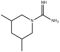 1-Piperidinecarboximidamide,3,5-dimethyl- Structure