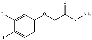 2-(3-CHLORO-4-FLUOROPHENOXY)ACETOHYDRAZIDE Structure