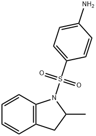 4-[(2-methyl-2,3-dihydro-1H-indol-1-yl)sulfonyl]aniline(SALTDATA: FREE) 구조식 이미지
