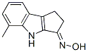 Cyclopent[b]indol-3(2H)-one, 1,4-dihydro-5-methyl-, oxime (9CI) Structure