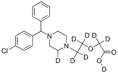 CETIRIZINE-D8 Structure