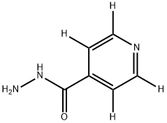 Isoniazid-D4 구조식 이미지