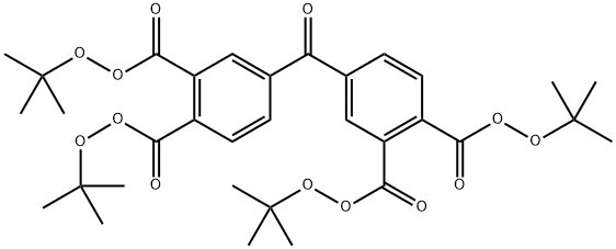 3,3’,4,4’-Tetra(t-butyl peroxycarbonate) benzophenone Structure