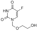 1-[(2'-HYDROXYETHOXY)-METHYL]-5-FLUOROURACIL Structure