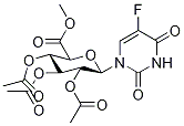 5-Fluorouracil N-β-D-Glucuronide Methyl Ester, 2,3,4-Triacetate Structure