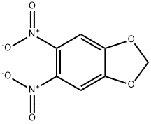1,2-DINITRO-4,5-METHYLENEDIOXYBENZENE 구조식 이미지