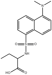 DANSYL-DL-ALPHA-AMINO-N-BUTYRIC ACID PIPERIDINIUM SALT Structure