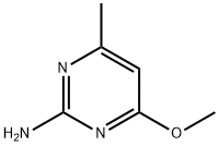 2-Amino-4-methoxy-6-methylpyrimidine 구조식 이미지