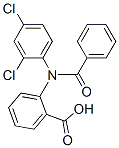 2-[N-Benzoyl(2,4-dichlorophenyl)amino]benzoic acid Structure