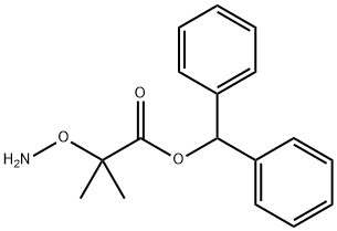 디페닐메틸2-(아미노옥시)-2-메틸프로피오네이트 구조식 이미지