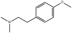 N,N-디메틸-4-메톡시페닐에틸아민 구조식 이미지