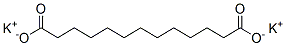 Tridecanedioic acid dipotassium salt Structure