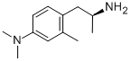 4-(디메틸아미노)-알파,2-디메틸페네틸아민 구조식 이미지