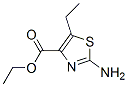 4-Thiazolecarboxylicacid,2-amino-5-ethyl-,ethylester(9CI) Structure