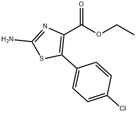 ETHYL 2-AMINO-5-(4-CHLOROPHENYL)-4-THIAZOLECARBOXYLATE Structure